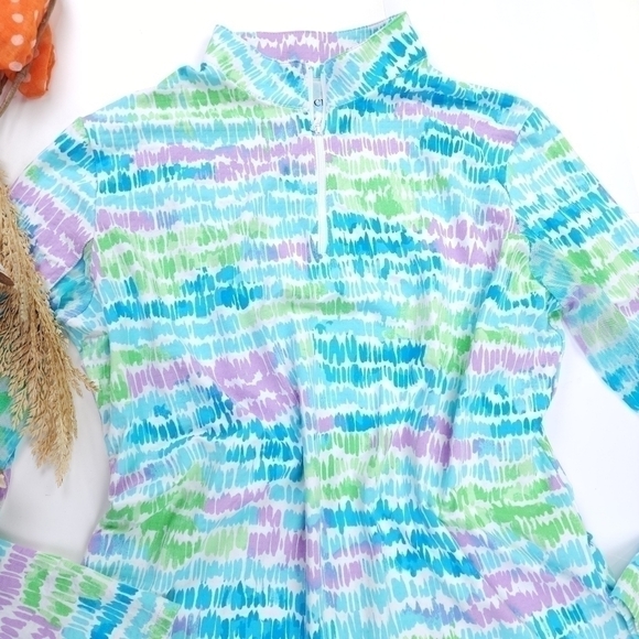 ICIKÜLS Knit Golf Tennis Exercise Top Open Mesh ½ Sleeve  Sz XL - Picture 16 of 16